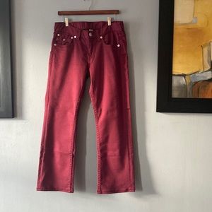 TRUE RELIGIÓN MENS SIZE 31X31 COLOR RED